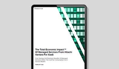 Total Economic Impact TMof Managed Services from Hitachi for XaaS
