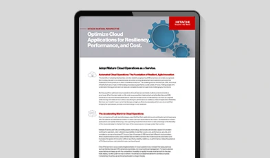 Hitachi Application Reliability Services Perspective