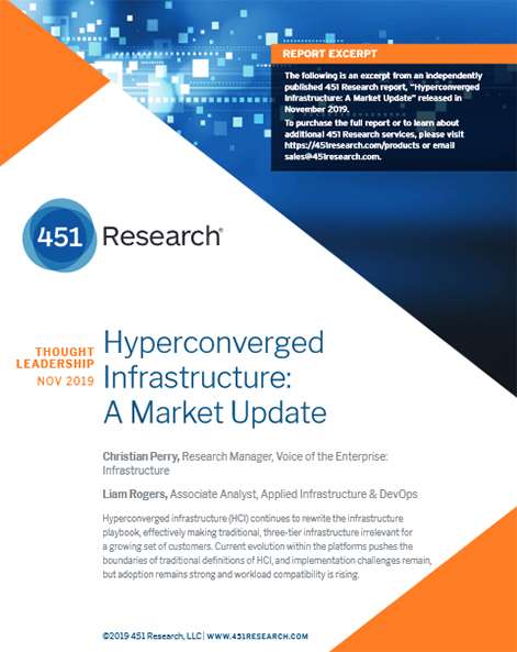 Hyperconverged Infrastructure: A Market Update - 451 Research Report Excerpt