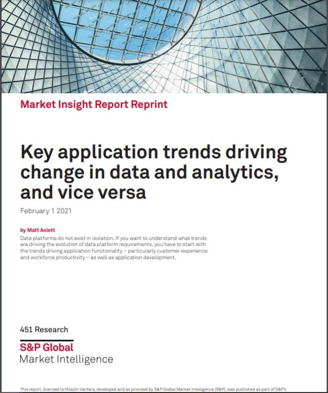 Key application trends driving change in data and analytics, and vice versa