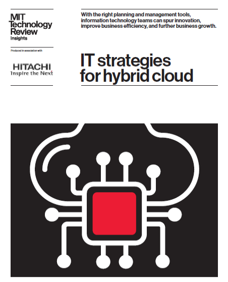 MIT Technology Review: IT Strategies for Hybrid Cloud