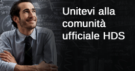 Unitevi alla comunità ufficiale HDS